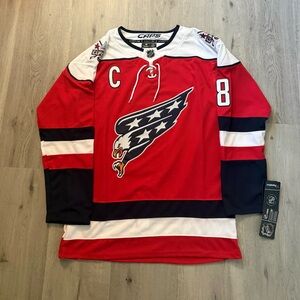 Alexander Ovechkin Washington Capitals Hockey Jersey Size 54 Adult XL NWT